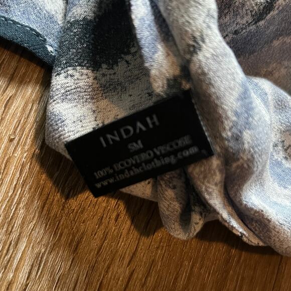 Indah India Blouse in Imagine Blue Small Medium - Picture 9 of 11